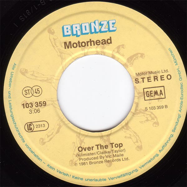 Motörhead : Motorhead / Over The Top (7", Single)