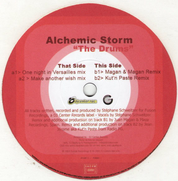 Alchemic Storm : The Drums (12")