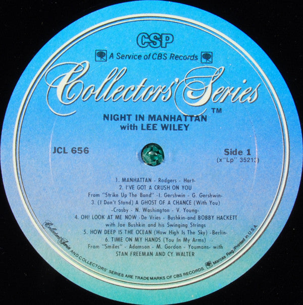 Lee Wiley : Night In Manhattan (LP, Mono, RE)