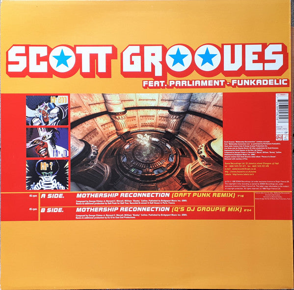 Scott Grooves Feat. Parliament - Funkadelic : Mothership Reconnection (12", Single)