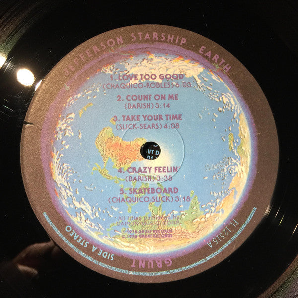 Jefferson Starship : Earth (LP, Album)