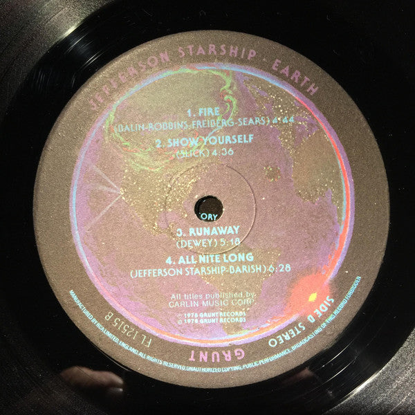 Jefferson Starship : Earth (LP, Album)