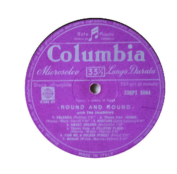 The Shadows : Round And Round With The Shadows (LP, Comp)