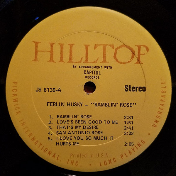 Ferlin Husky : Ramblin' Rose (LP, Album)