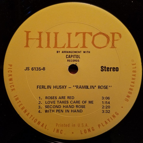 Ferlin Husky : Ramblin' Rose (LP, Album)