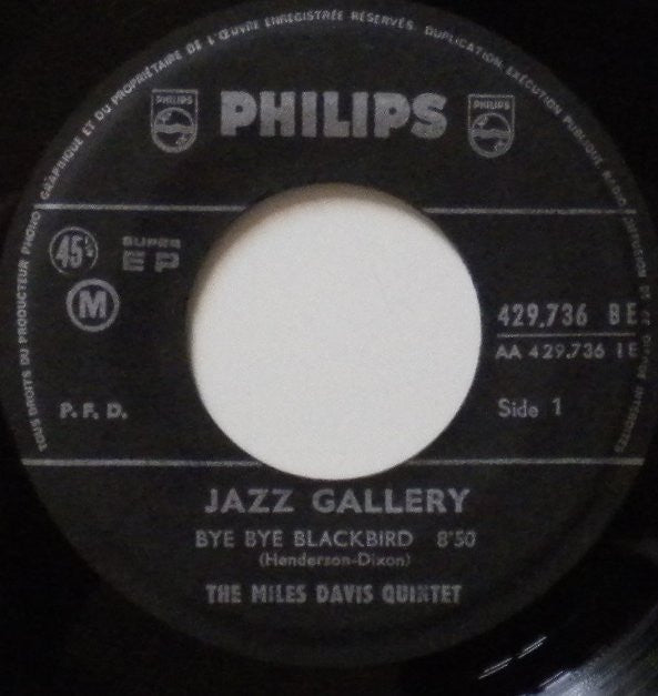 The Miles Davis Quintet : Davis' Cup (7", EP)
