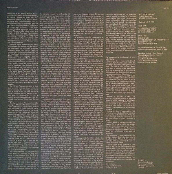 Ken McIntyre Trio : Chasing The Sun (LP, Album)