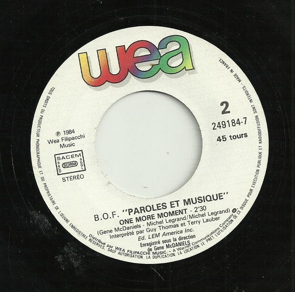 Michel Legrand : We Can Dance - Extraits De La Bande Originale Du Film "Paroles Et Musique" (7", Single)