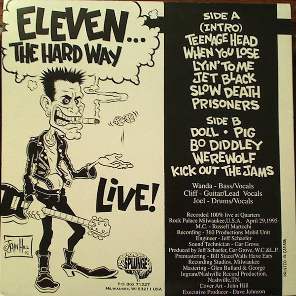 Wanda Chrome And The Leather Pharaohs : Eleven The Hard Way (LP, Album)