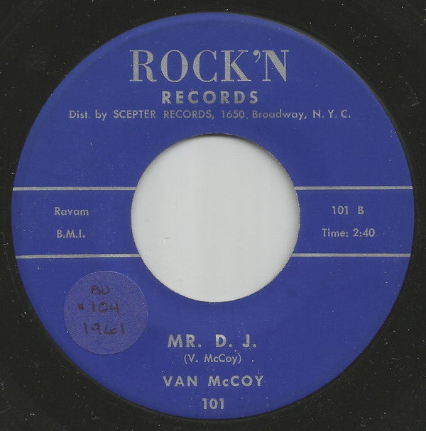Van McCoy : Never Trust A Friend / Mr. D.J. (7")