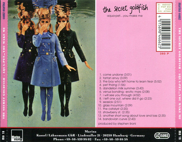 The Secret Goldfish : Aqua-Pet... You Make Me (CD, Album)