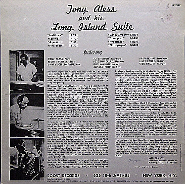 Tony Aless : Tony Aless And His Long Island Suite (LP, Album, Mono, RE)