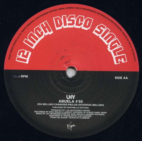 Les Negresses Vertes : Spank (12")