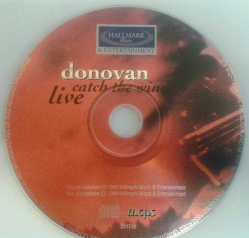 Donovan : Catch The Wind - Live (CD, Album)