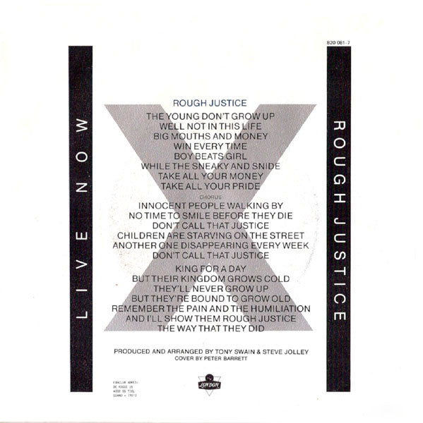 Bananarama : Rough Justice (7", Single)