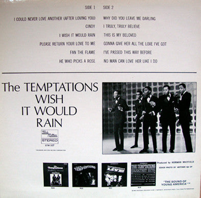 The Temptations : Wish It Would Rain (LP, Album)
