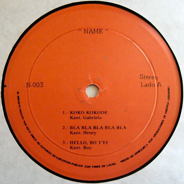 Name (12) : Koko Kokodè (LP, Album)