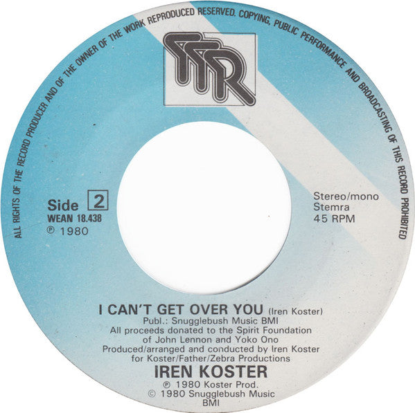 Iren Koster : We Won't Say Goodbye, John (7", Single)