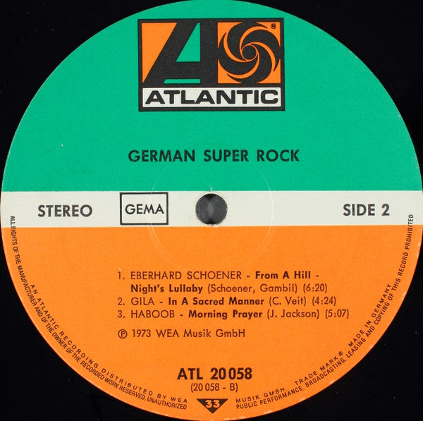 Various : German Super Rock (LP, Comp)