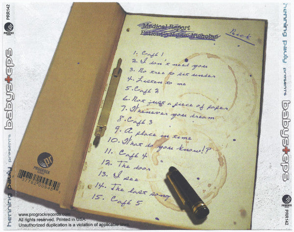 Henning Pauly : Babysteps (CD, Album)