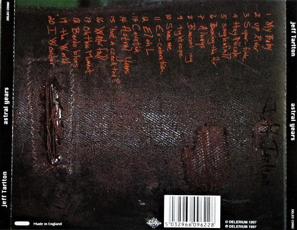 Jeff Tarlton : Astral Years (CD, Album)
