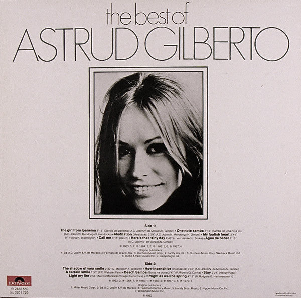 Astrud Gilberto : The Best Of Astrud Gilberto (LP, Comp)