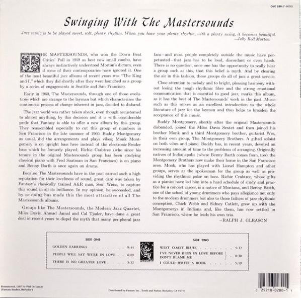 The Mastersounds : Swinging With The Mastersounds (LP, Album, RE, RM, Red)