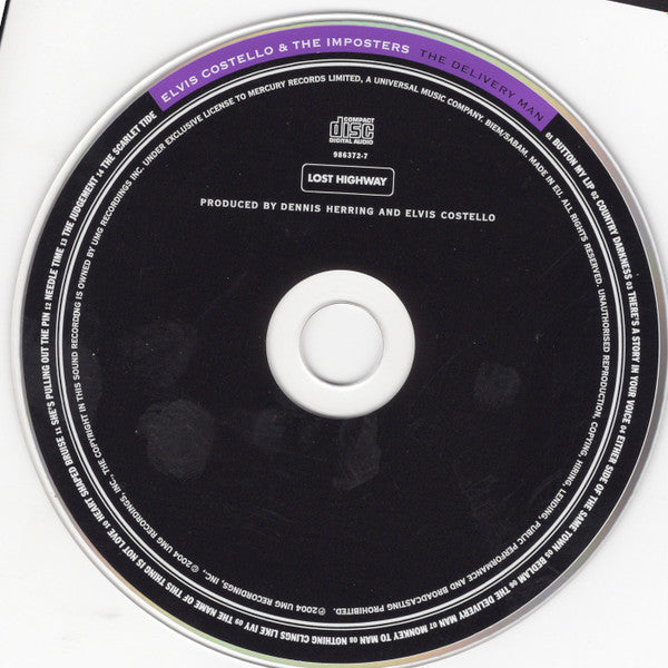 Elvis Costello & The Imposters : The Delivery Man (CD, Album, S/Edition)