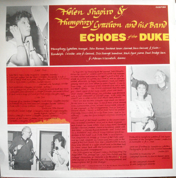 Helen Shapiro, Humphrey Lyttelton : Echoes Of The Duke (LP)