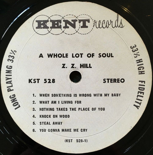 Z.Z. Hill : A Whole Lot Of Soul (LP, Album)
