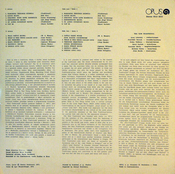 Nový Tradicionál : New Traditional (LP, Album, RP)