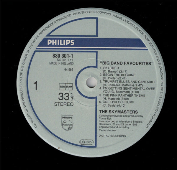 The Skymasters : Big Band Favourites (LP)