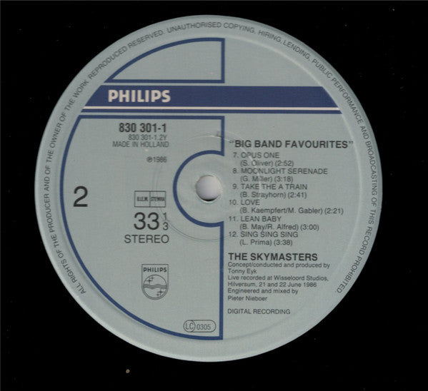 The Skymasters : Big Band Favourites (LP)