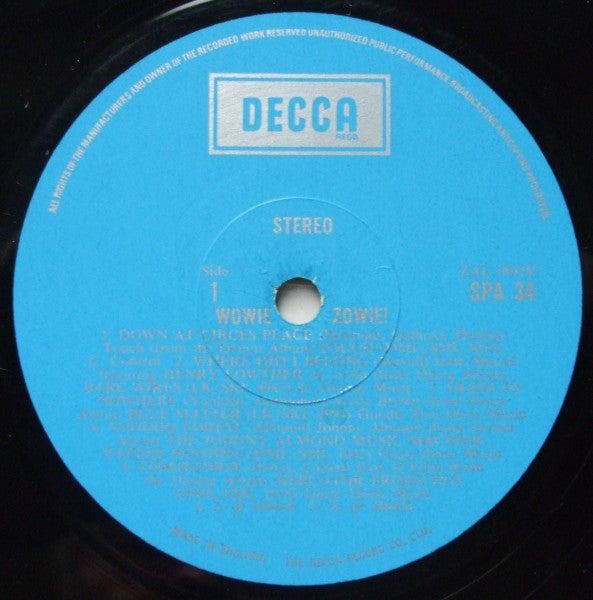 Various : The World Of Progressive Music: Wowie Zowie! (LP, Comp)