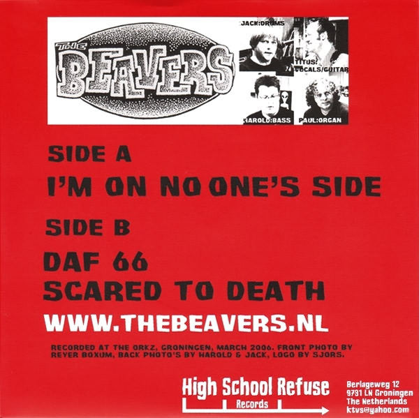 The Beavers : The Beavers Are Back (7")