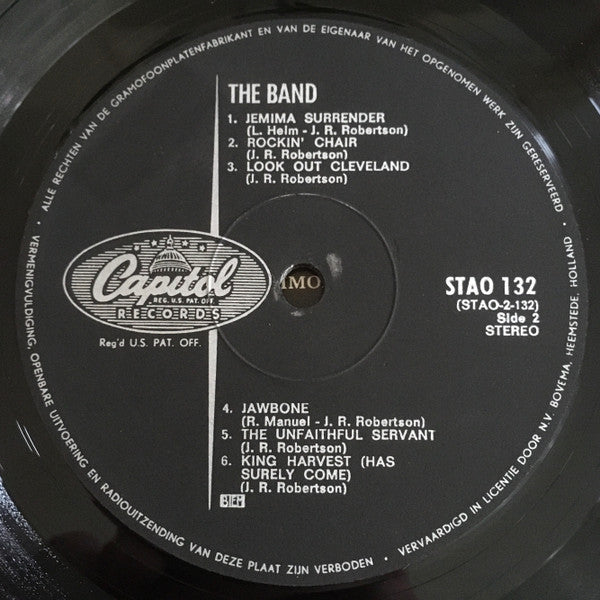 The Band : The Band (LP, Album, Gat)