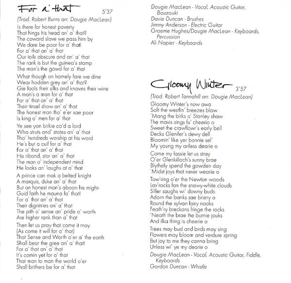 Dougie Maclean : Tribute (CD, Album)