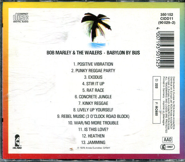 Bob Marley & The Wailers : Babylon By Bus (CD, Album)