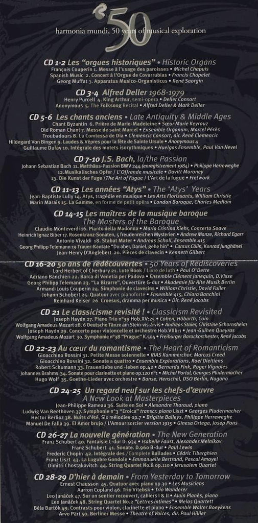 Various : Le Coffret Du Cinquantième Anniversaire (The Fiftieth Anniversary Boxed Set) (29xCD + CD-ROM + Box, Comp)