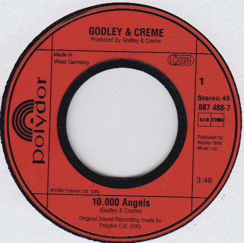 Godley & Creme : 10,000 Angels (7", Single)