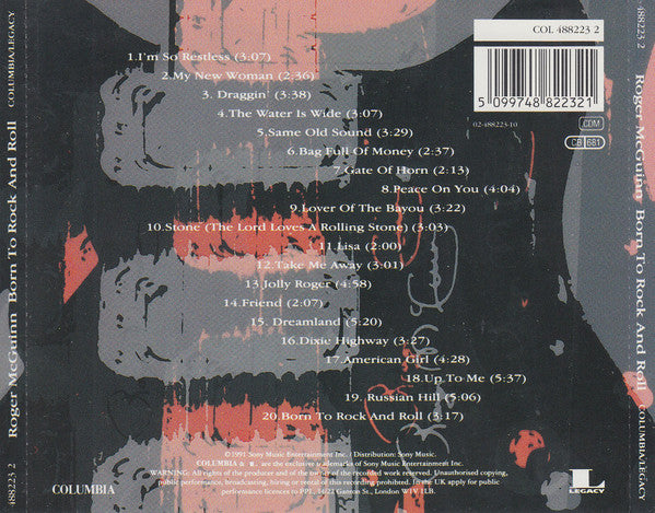 Roger McGuinn : Born To Rock And Roll (CD, Comp, RP)