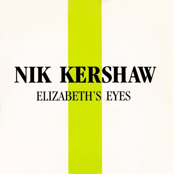 Nik Kershaw : Elizabeth's Eyes (7", Single, Promo)