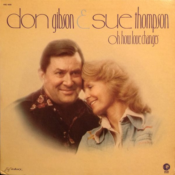 Don Gibson & Sue Thompson : Oh, How Love Changes (LP, Album)