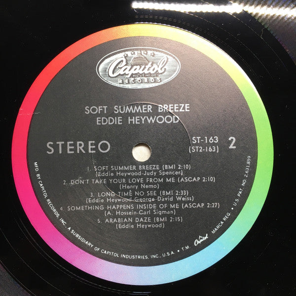 Eddie Heywood : Soft Summer Breeze (LP, Album)