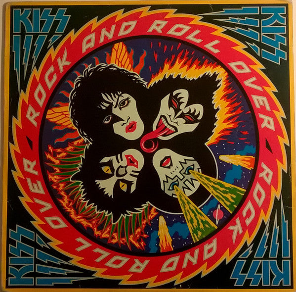 Kiss : Rock And Roll Over (LP, Album, Red)