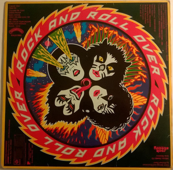 Kiss : Rock And Roll Over (LP, Album, Red)