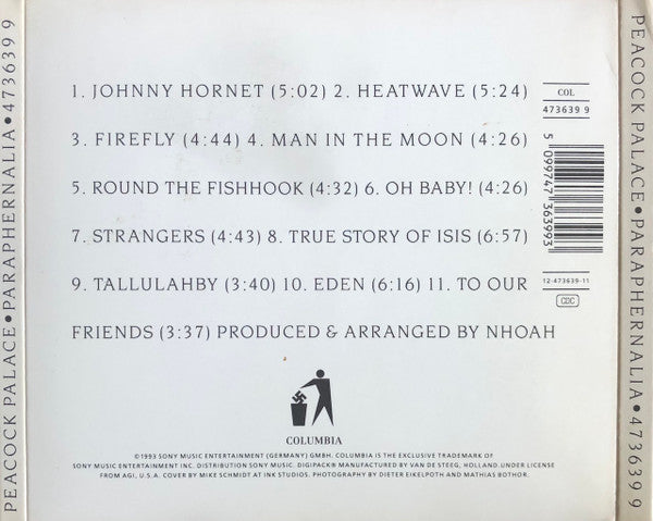 Peacock Palace : Paraphernalia (CD, Album, Dig)