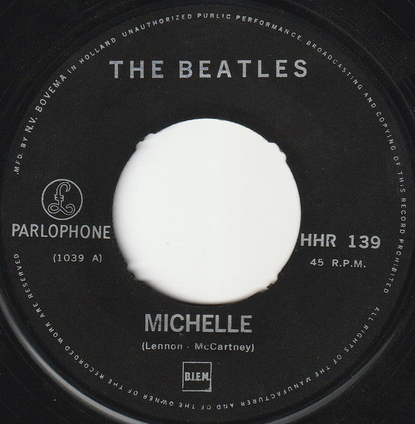 The Beatles : Michelle (7", Single)
