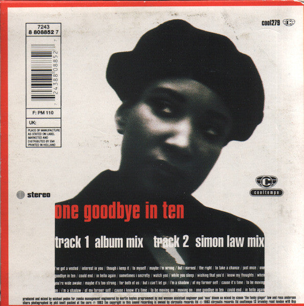 Shara Nelson : One Goodbye In Ten (CD, Single)