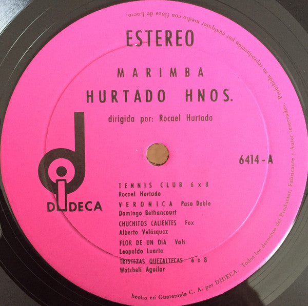 Hurtado Hermanos : Marimba (LP, Album)